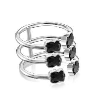Тройное кольцо Mini Onix TOUS