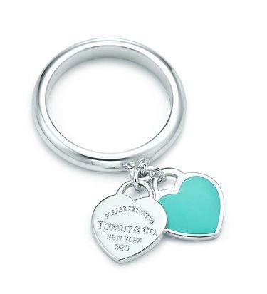 Кольцо Double hearts Tiffany