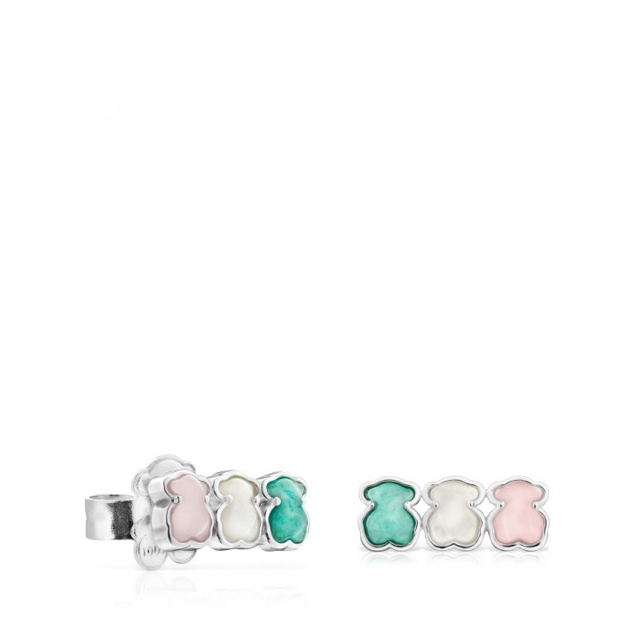 Серьги Mini Color TOUS с драгоценными камнями