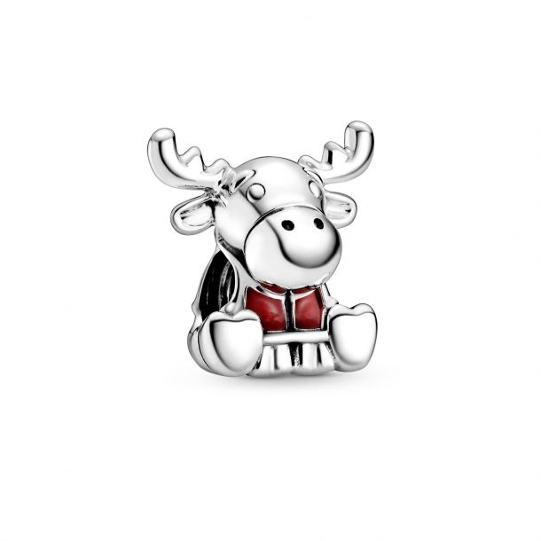 Шарм Pandora “Рождественский канадский лось”