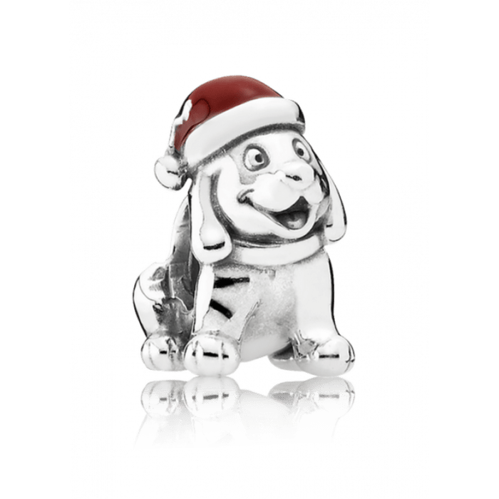 Шарм Pandora “Рождественский щенок”